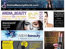 Tablet Screenshot of onlinebeautyworld.com